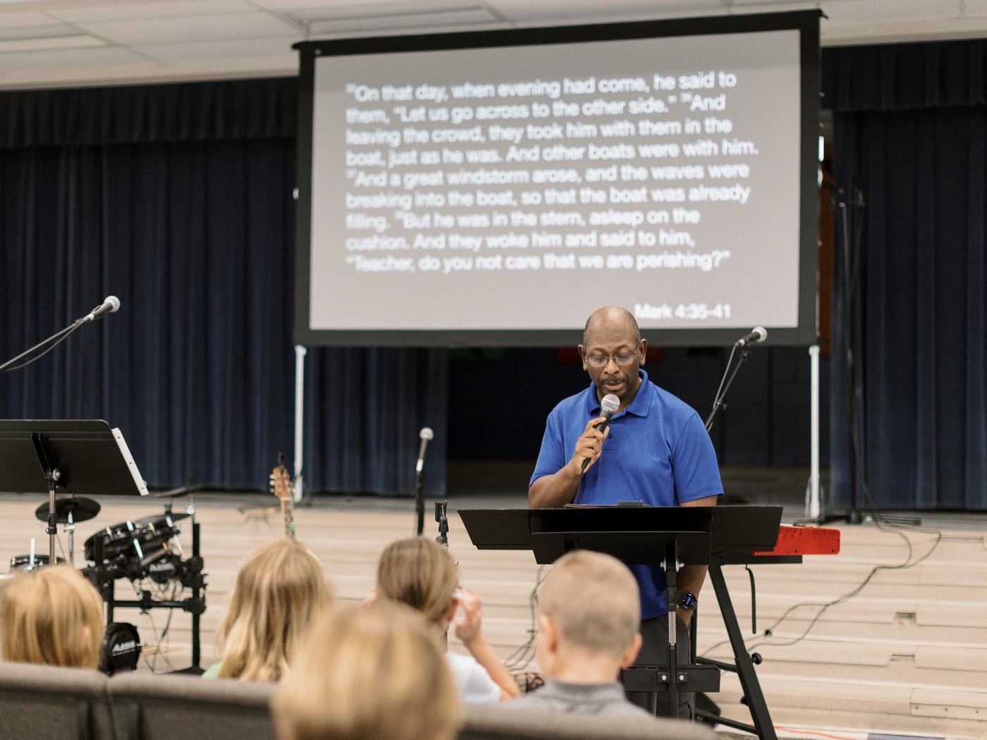 Preaching at Hope Family Church